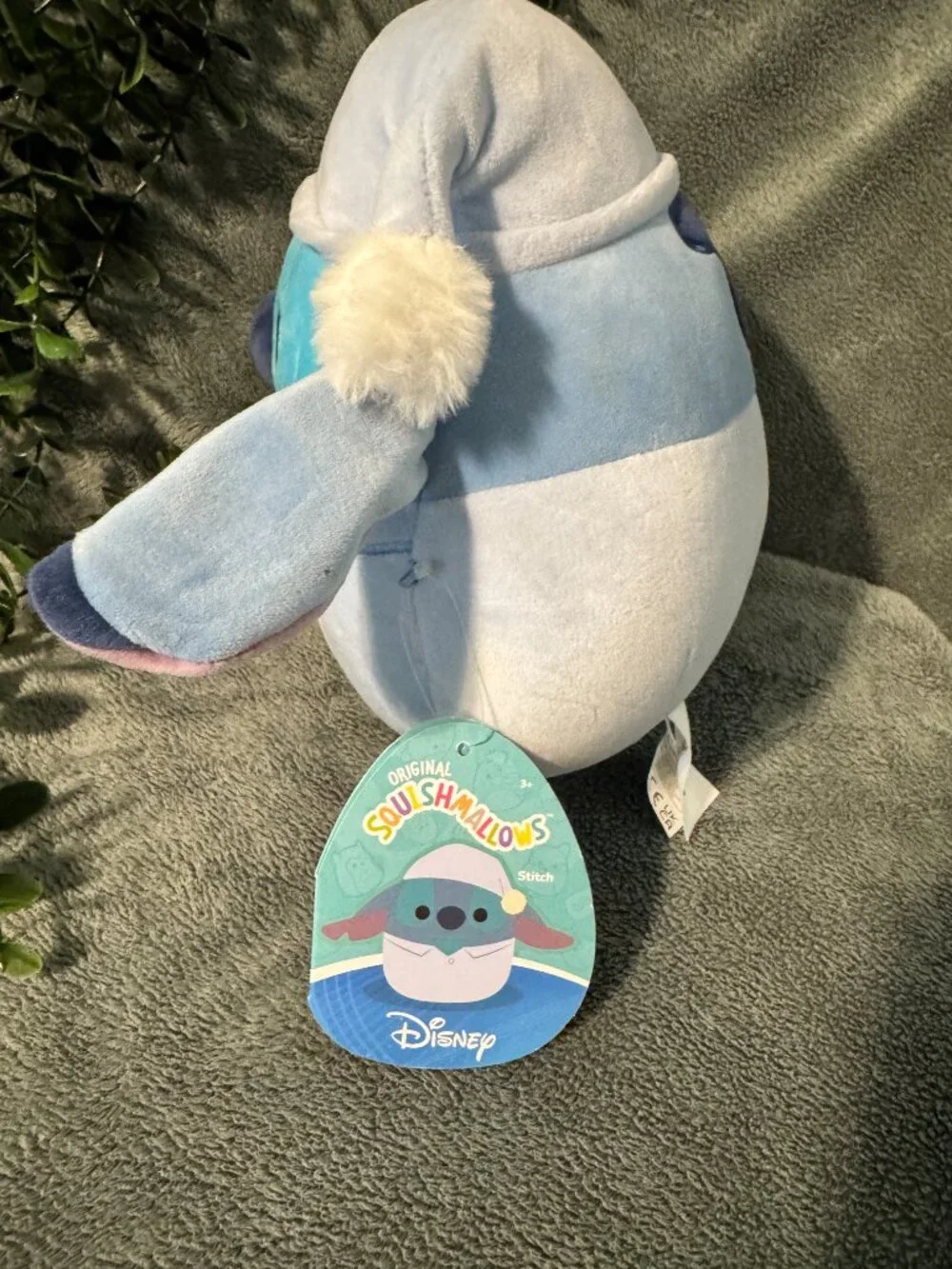 Disney Original Squishmallows Bedtime Stitch 8” Pajamas Plush – NWT